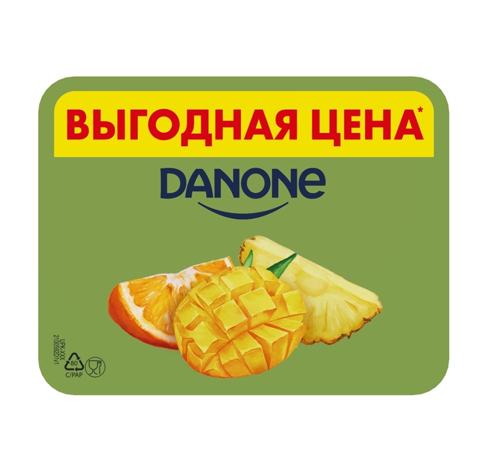 

Йогурт Danone мультифрукт 2.9% 110 г