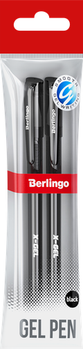 

Набор гелевых ручек BERLINGO X-Gel черный, 0,5мм, Арт. CGp_50120_2, 2шт