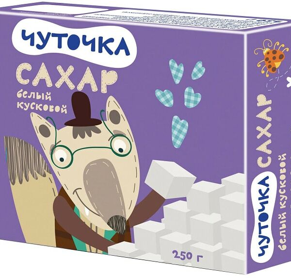 Сахар Чуточка кусковой 250г