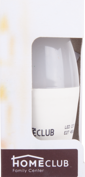 Лампа светодиодная HOMECLUB C37 5, E27, 5/7Вт 4100К