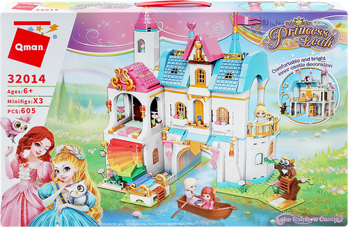 Конструктор QMAN Замок, 605 деталей, Арт. 32014