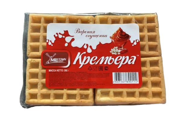 Вафли Кремьера с вареной сгущенкой