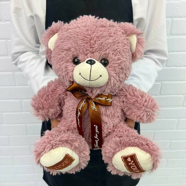 Мягкая игрушка Мишка Амур пудра 30см N4897