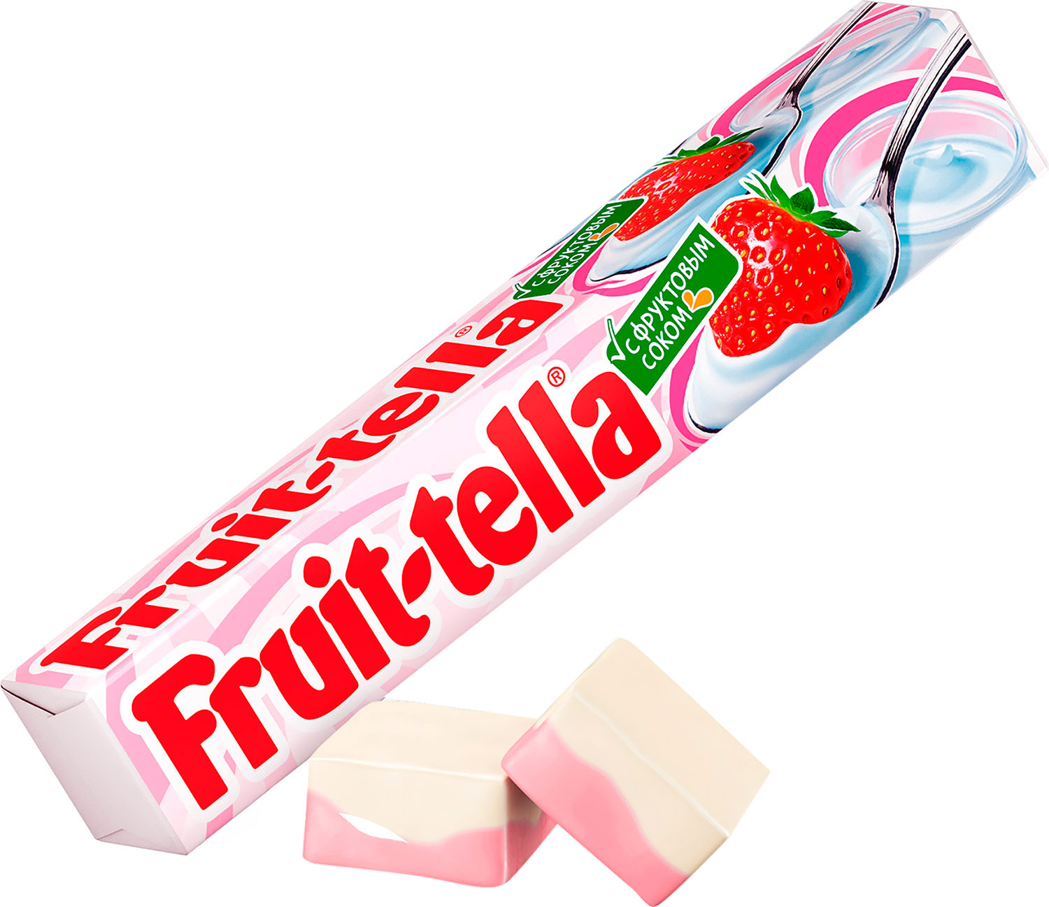 

Жевательные конфеты Fruittella со вкусом Клубничного йогурта