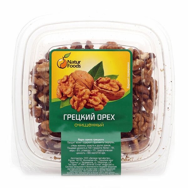 Грецкий орех ТМ Natur Foods (Натур Фудс)