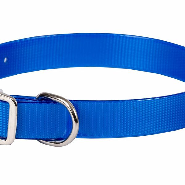 Ошейник Каскад из биотана синий 30-40см