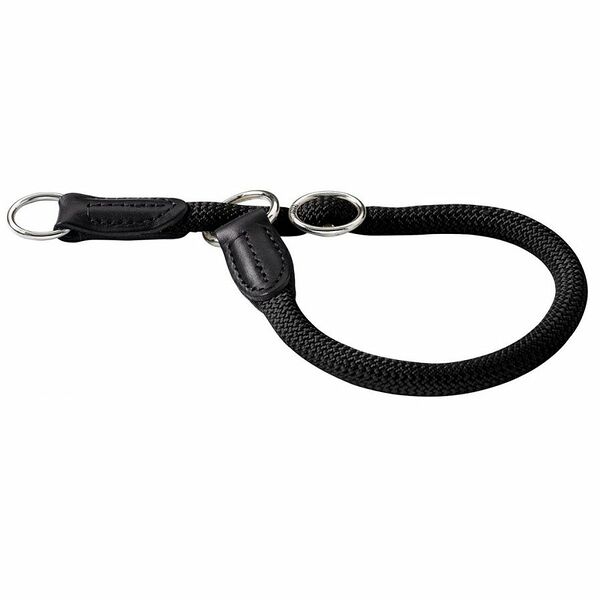 Ошейник-удавка нейлоновый Hunter Freestyle круглый 35 см, черный