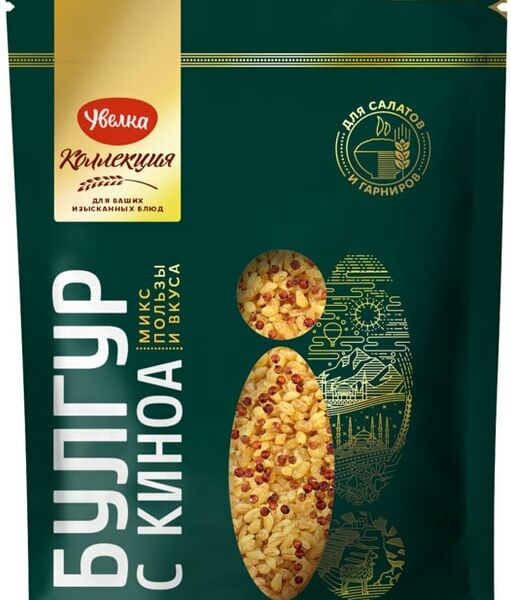 Смесь круп Увелка Коллекция Булгур с киноа 450г