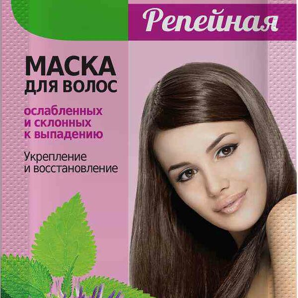 Маска для волос репейная Natura Лист Укрепление и восстановление