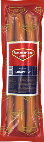 

Сосиски Владимирский Стандарт баварские 420 г