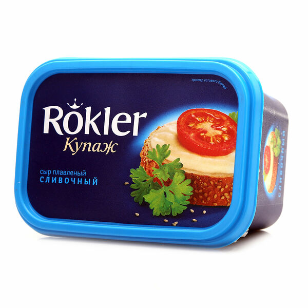 Сыр плавленый сливочный пастообразный 55% ТМ Rokler (Роклер)