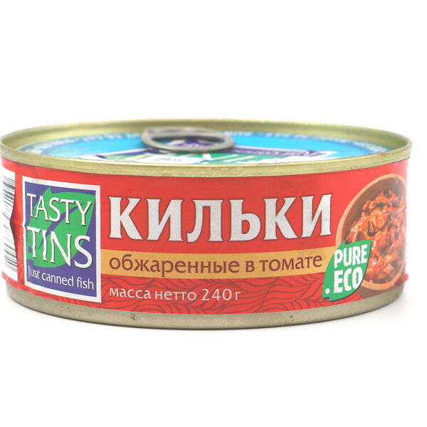 Килька Вкусные консервы черноморская обжар 240г Tasty Tins