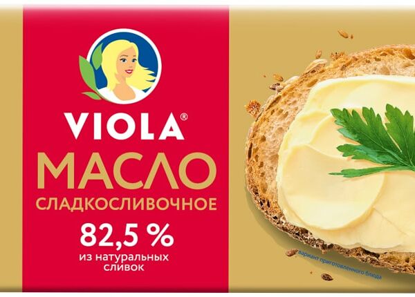 Масло сладко-сливочное Viola 82.5% 150г