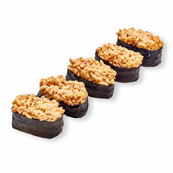 Гункан с сурими спайси «Много Лосося»