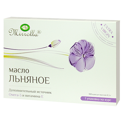 

Mirrolla Масло льняное капсулы 100 шт