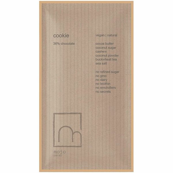 Шоколад Mojo Cacao Cookie, 20г