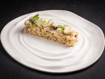 Оливье с курицей