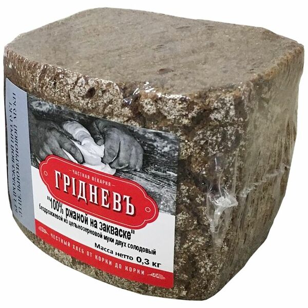 Хлеб ржаной Заварной на солодовой заварке ТМ Грiдневъ (Гриднев)