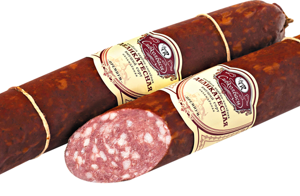 Колбаса СИБИРСКИЕ КОЛБАСЫ Деликатесная в/к в/с вес 