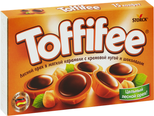 

Конфеты Toffifee Лесной орех в мягкой карамели с кремовой нугой и шоколадом 250 г