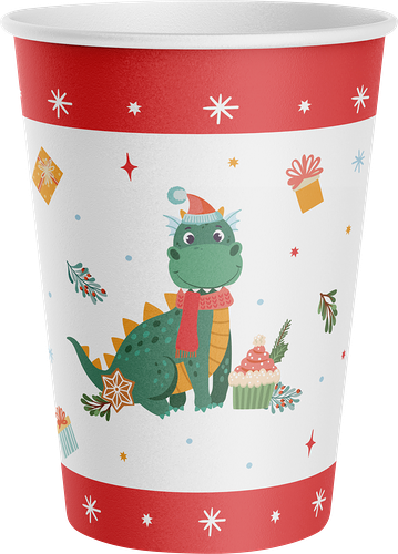 Стакан бумажный Символ года, 250мл, Арт. СТК, 6шт