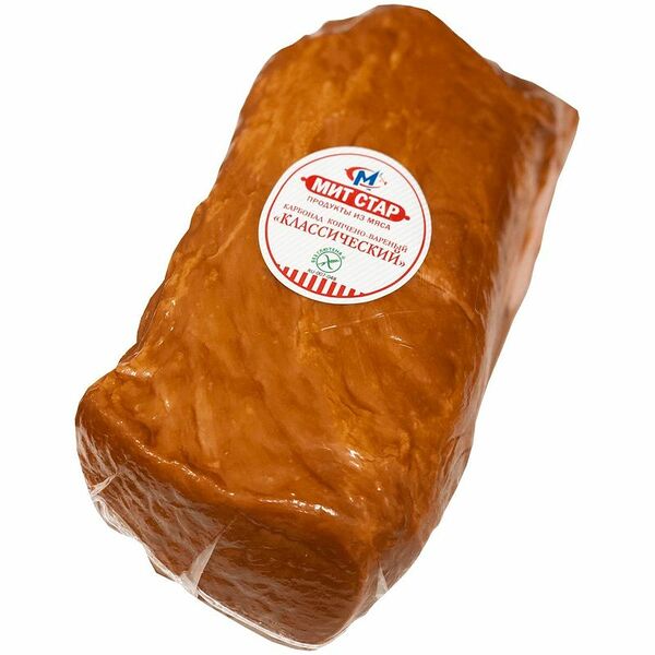 Карбонад свиной Мит Стар Классический копчёно-варёный категории Б