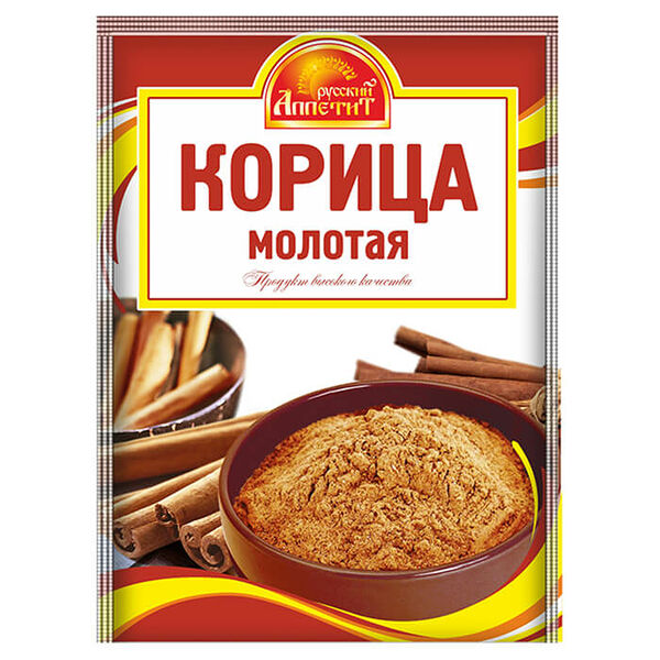 Корица 10 г русский аппетит молотая