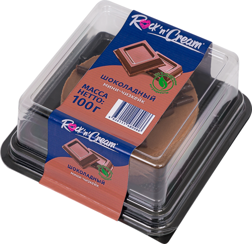 

Пирожное Rock'n'Cream Мини-чизкейк Шоколадный 100 г