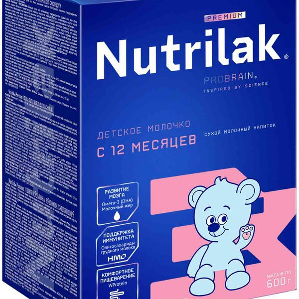 Напиток сухой молочный Nutrilak Premium 3 ProBrain с 12 месяцев