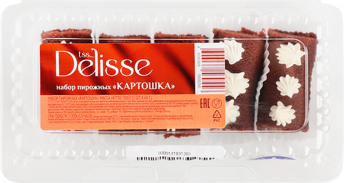 Набор пирожных DELISSE Картошка, 300г