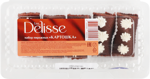 

Набор пирожных DELISSE Картошка, 300г