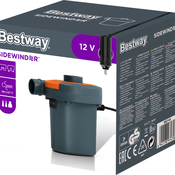 Насос электрический BESTWAY Sidewinder 12В, Арт. 62144