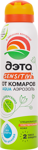 Аэрозоль от комаров Дэта Аква для Чувствительной Кожи 150 мл