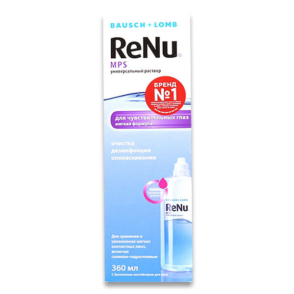 Раствор для линз ReNu MPS 360 мл
