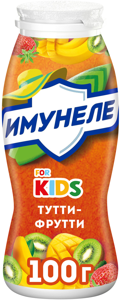 

Напиток кисломолочный Имунеле for Kids Тутти-Фрутти 1.5%