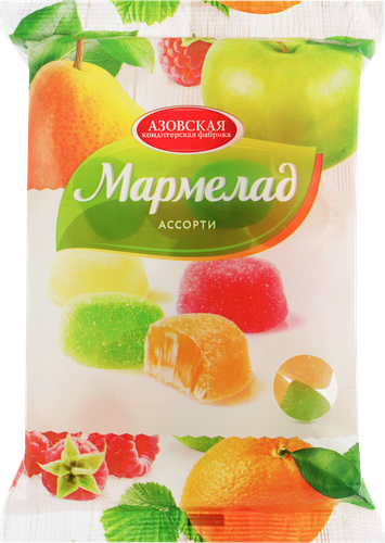 

Мармелад Азовская кондитерская фабрика желейный Ассорти 300г