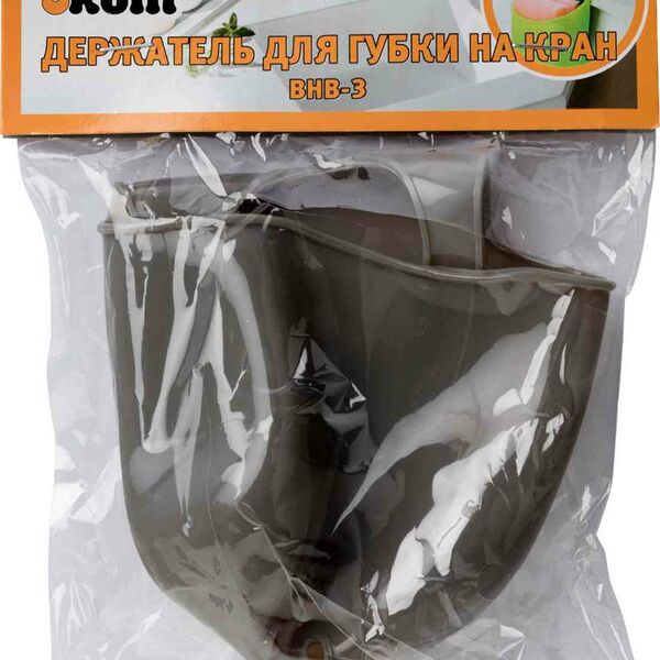 Держатель для губки на кран Рыжий Кот, 19,5×8×4,5 см