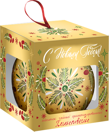 

Подарочный набор Шар Напиток чайный Глинтвейн, ж/б