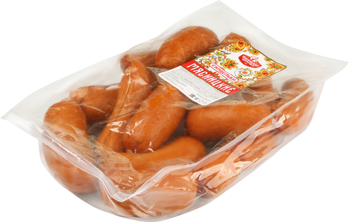 

Сардельки ПАВЛОВСКАЯ КУРОЧКА Мясницкие натуральная оболочка, весовые