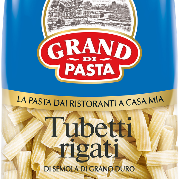 Макароны GRAND DI PASTA Tubetti rigati группа А, 450г