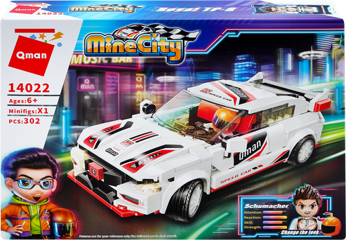 

Конструктор QMAN Машинка, 302 детали, Арт. 14022