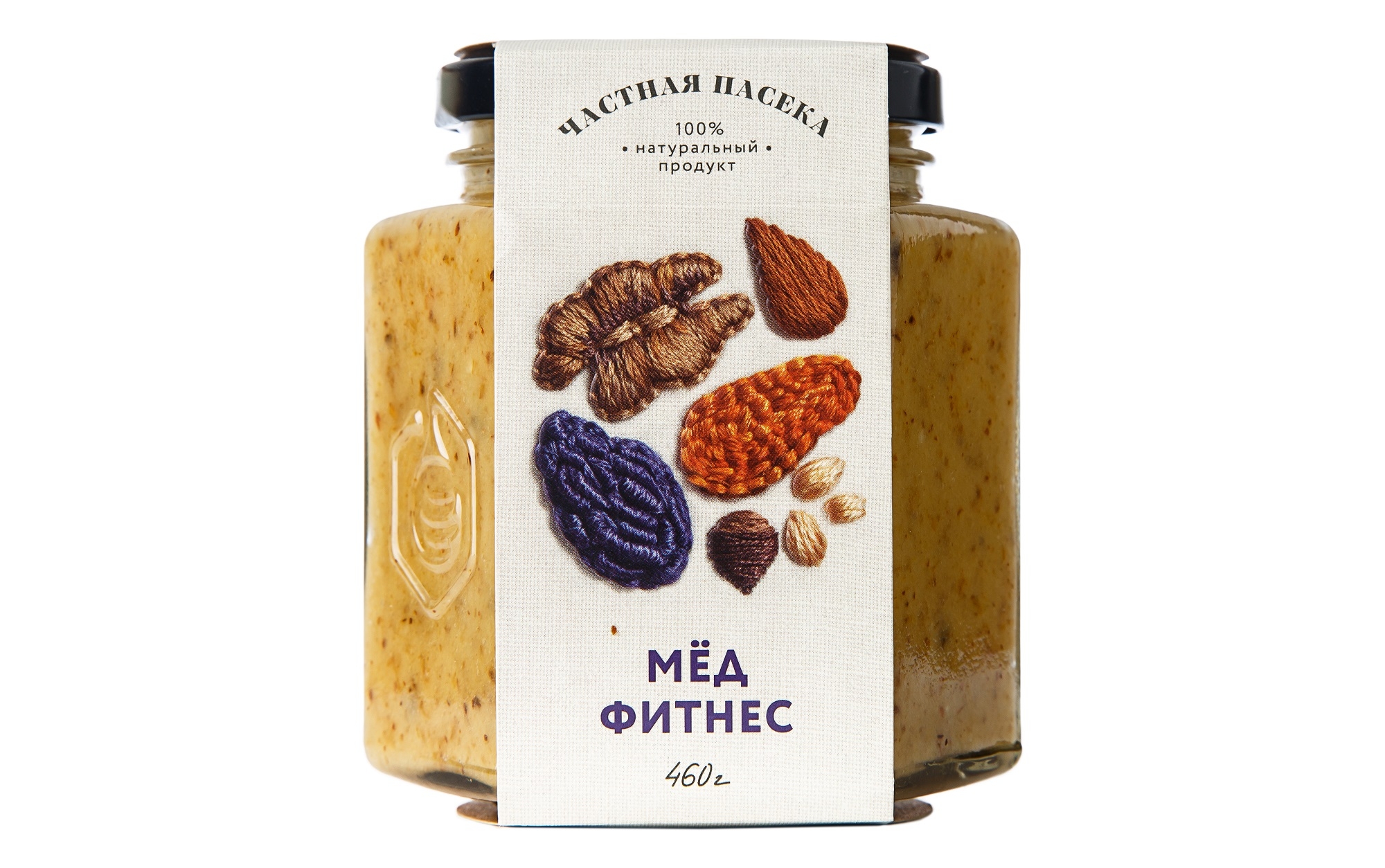 

Мед Медовый дом Частная пасека Фитнес, 460 г