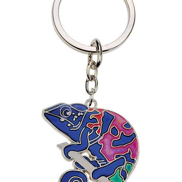 BLUE BUG Брелок-барометр настроения, металлический 