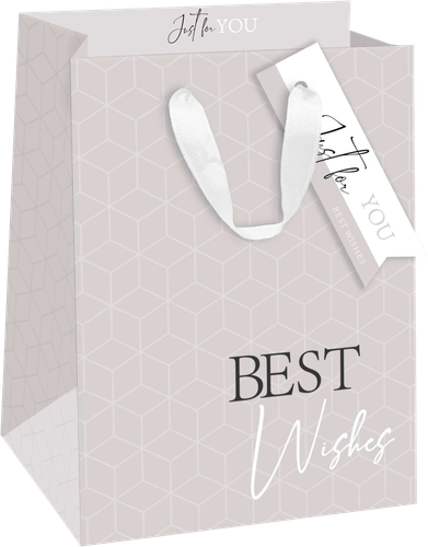 

Пакет подарочный Белый крафт, 14х19х11см, премиум Арт. Graphite SMTW, в ассортименте