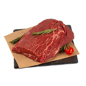 Мякоть для тушения из лопатки молодых бычков Мосальская АВ. Наши фермы, вес.