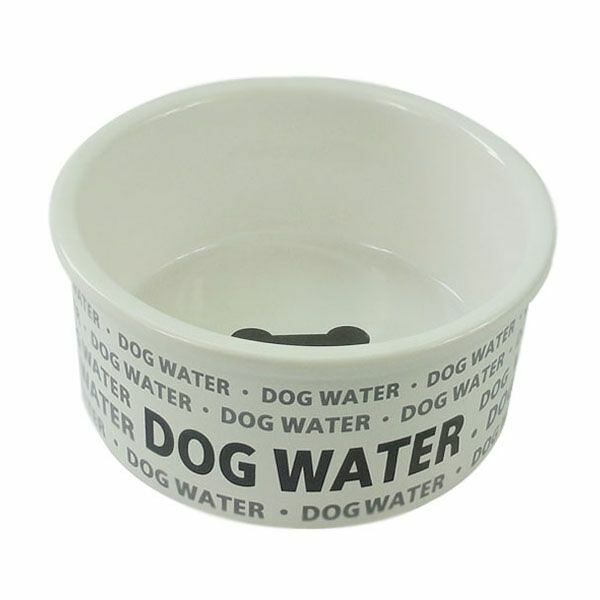 Миска для животных Foxie Dog water белая керамическая 14,5х5,7 см