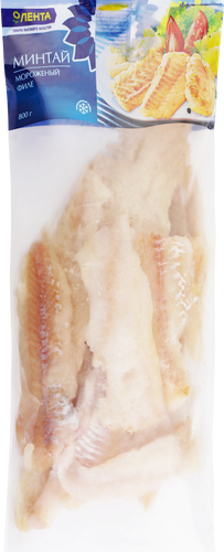 

Минтай замороженный Лента филе 800 г