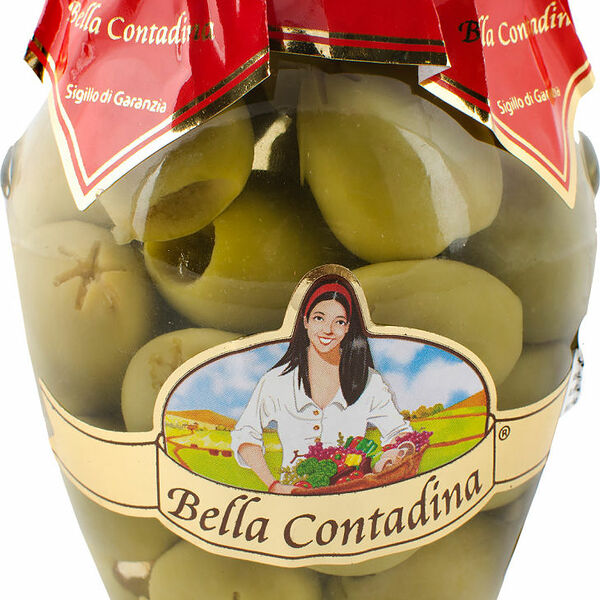 Оливки зеленые без косточки в рассоле Bella Contadina
