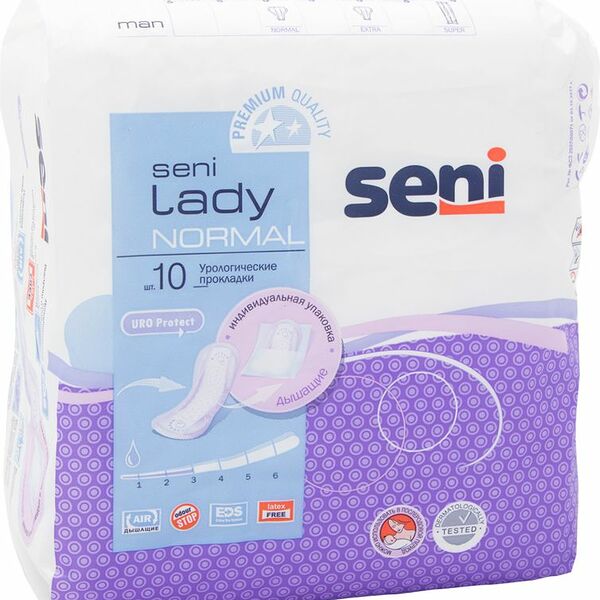 Прокладки Seni Normal урологические, 10шт