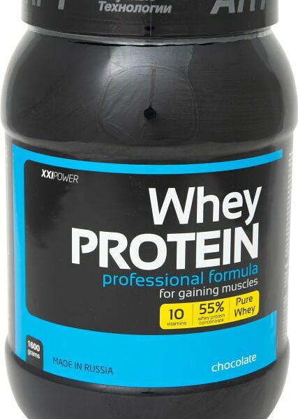 Протеин сывороточный XXI Power Шоколад 1.6кг